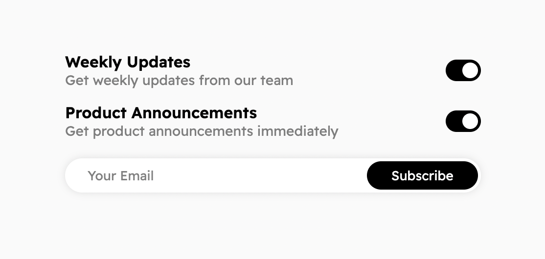 Multiple Lists Form