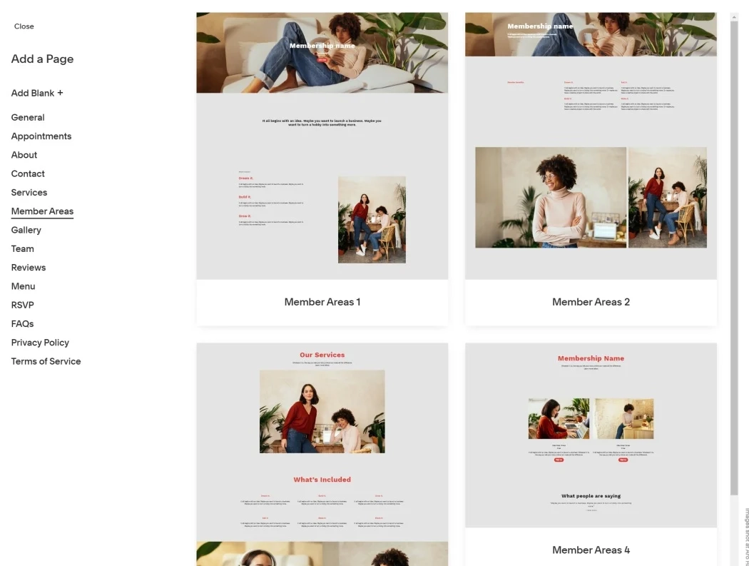 Squarespace - Best Ghost Alternatives