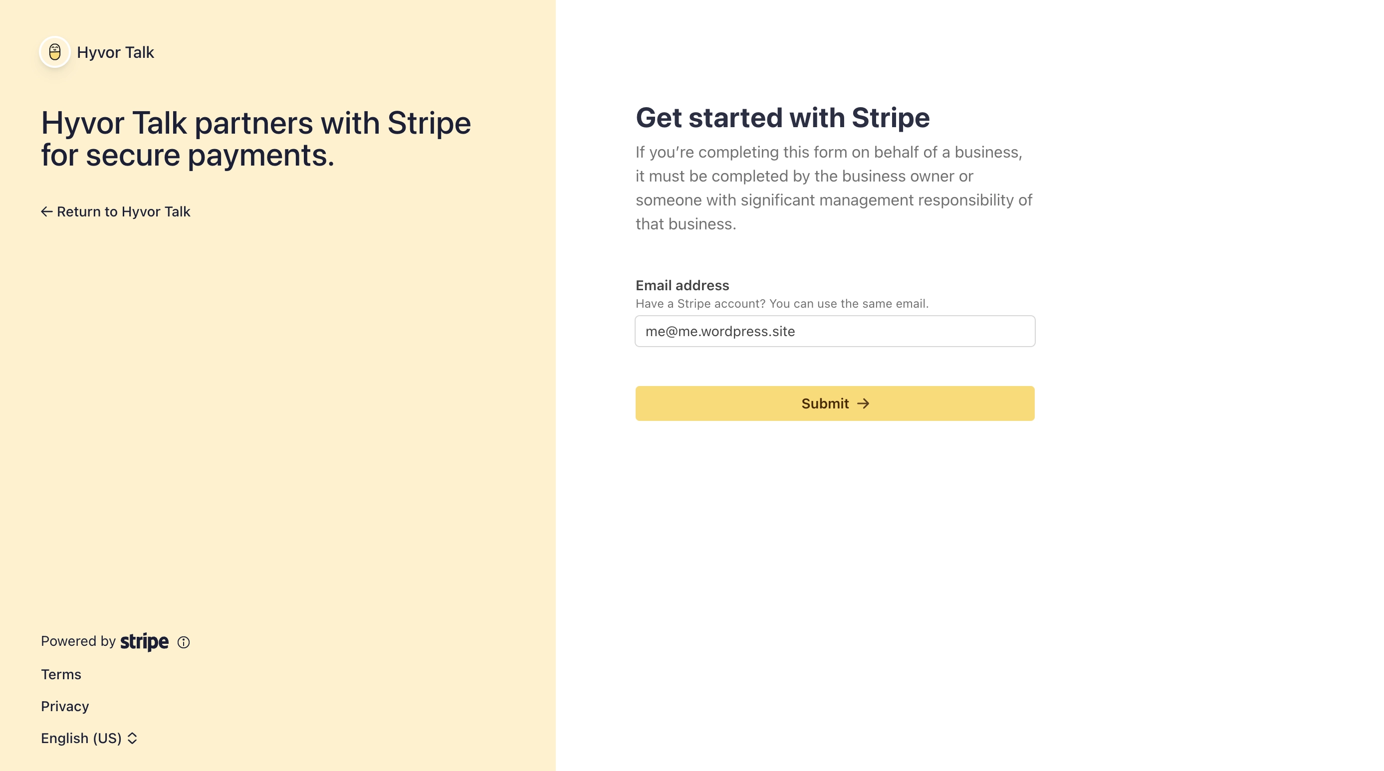 Stripe Onboarding - Paid WordPress memberships