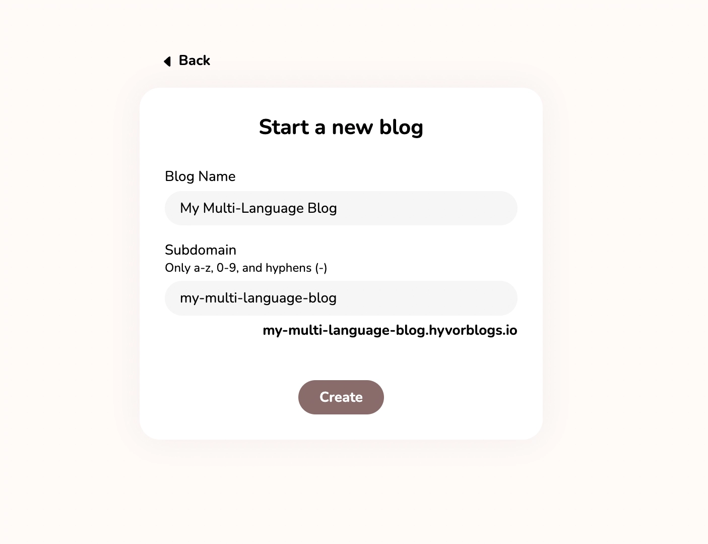 Starting a new multi-language blog on Hyvor Blogs Console