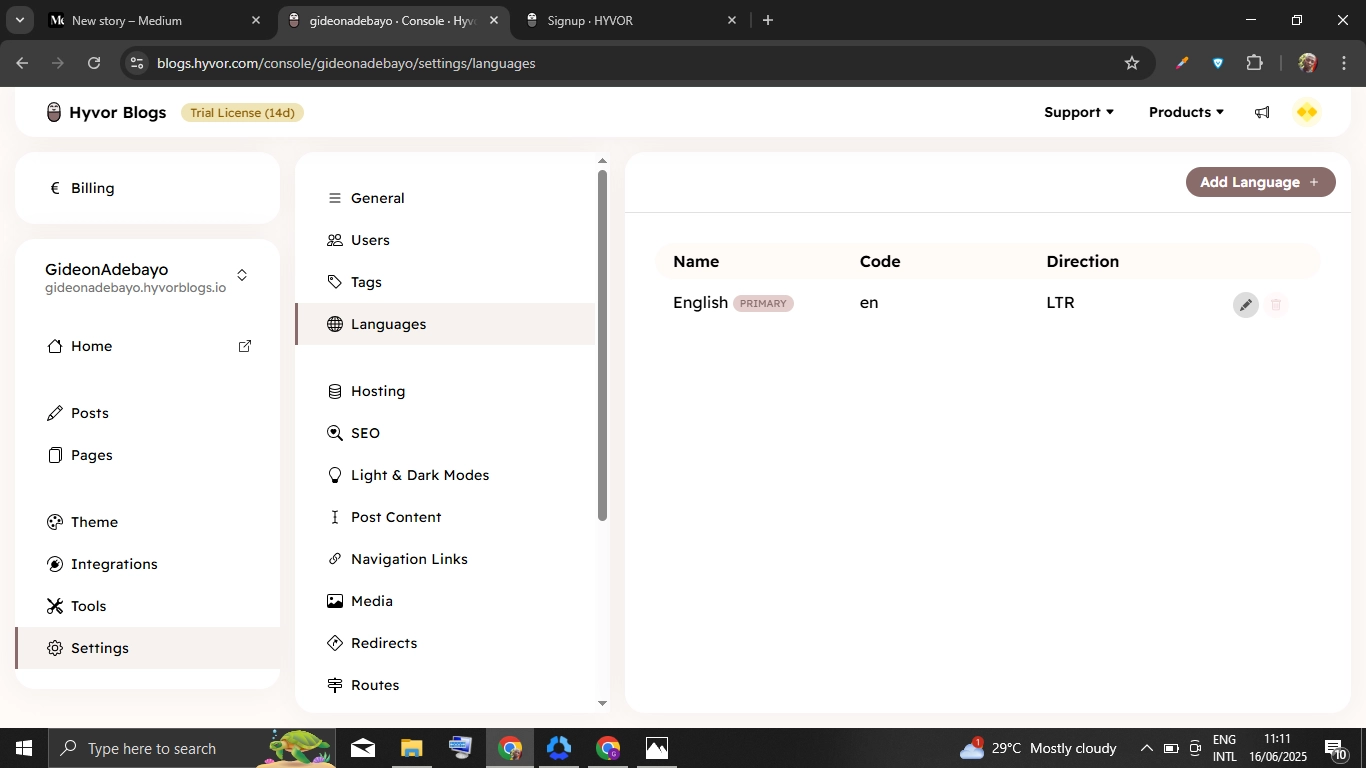 Hyvor Blogs Multilingial blogging - Medium review - Medium CMS
