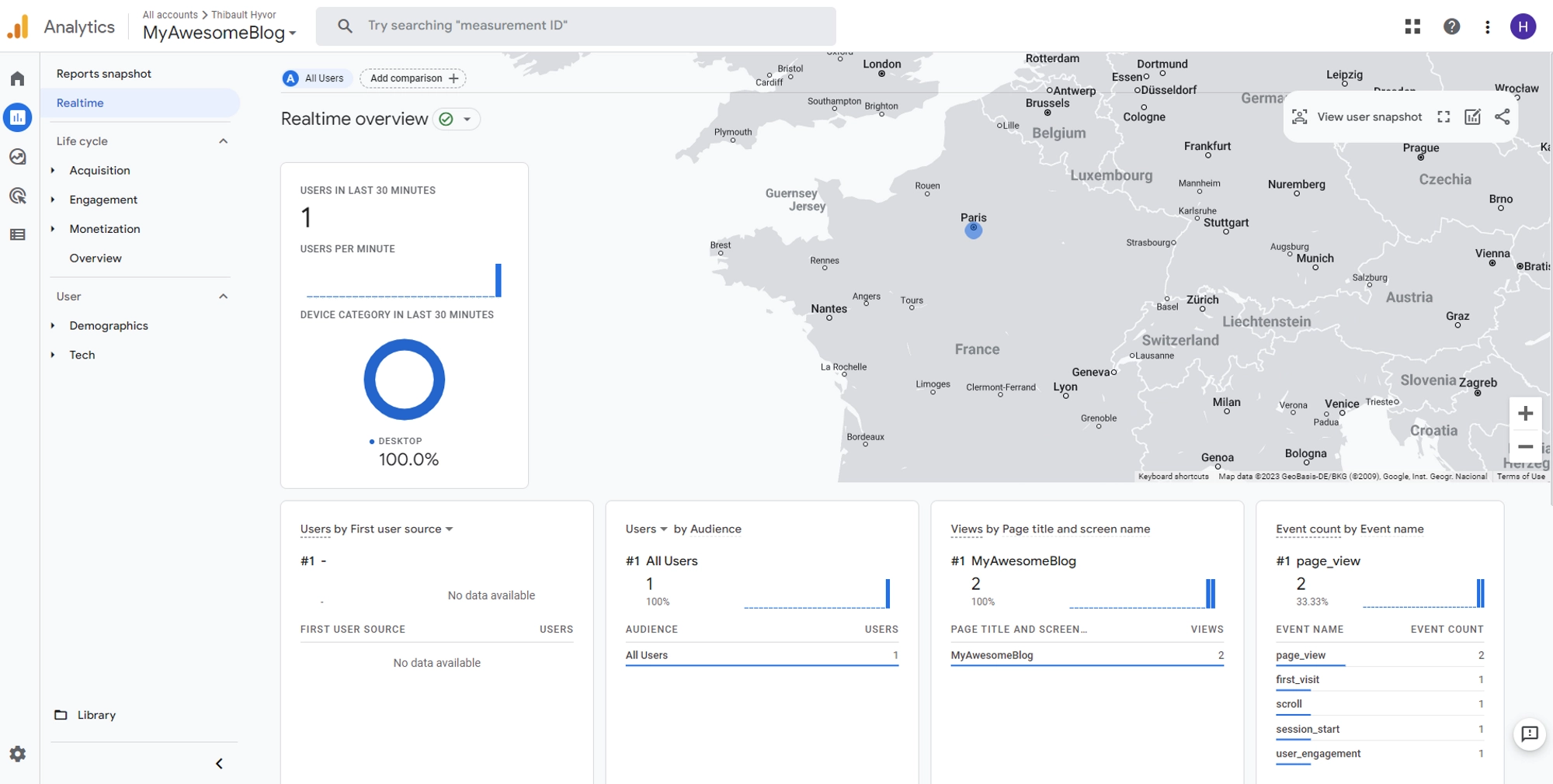 Step 4 - Viewing analytics