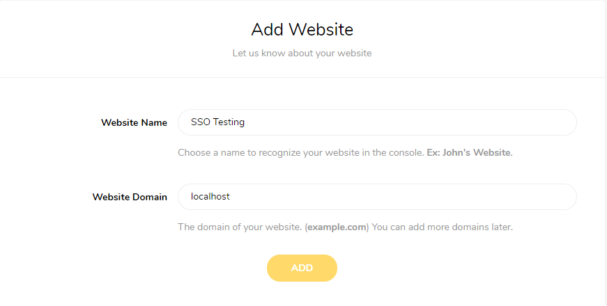 Adding your website to Hyvor Talk console
