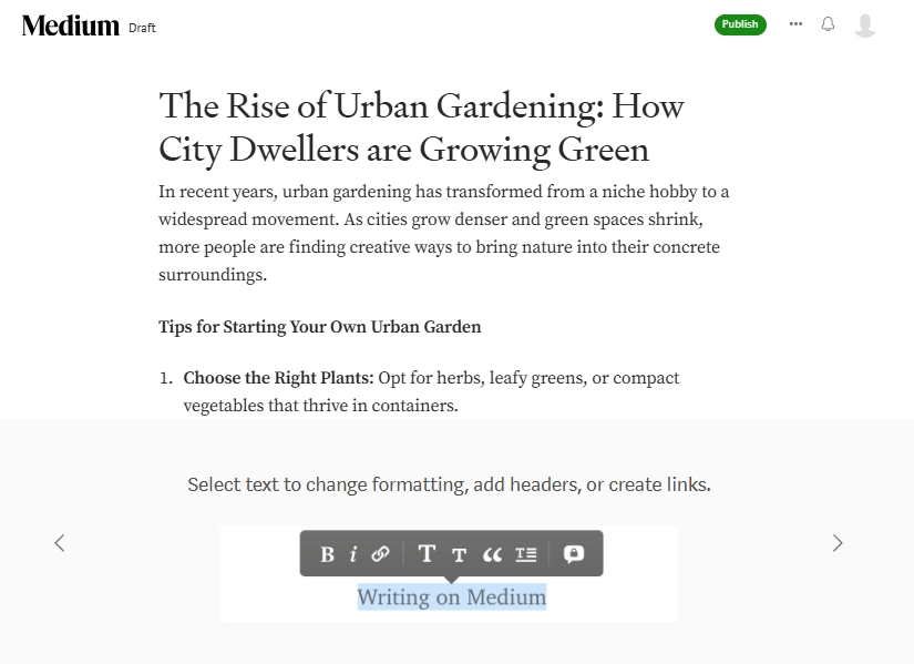 what is medium - medium review - multi lingual blogging - Medium cms