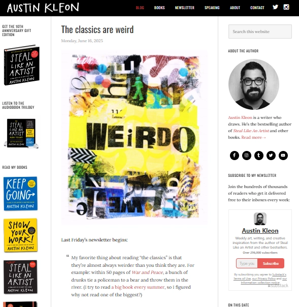 Multi-column (2 side-bar) blog layout - We showcase top blog design layouts (and how to build them)
