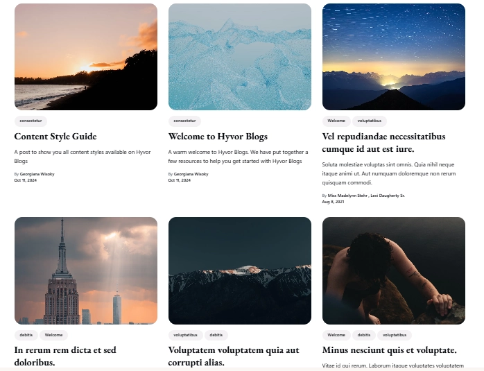 3-column grid blog layout - We showcase top blog design layouts (and how to build them)