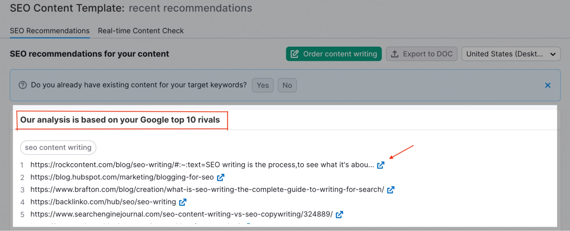 How to write SEO frinedly content - using SEMrush