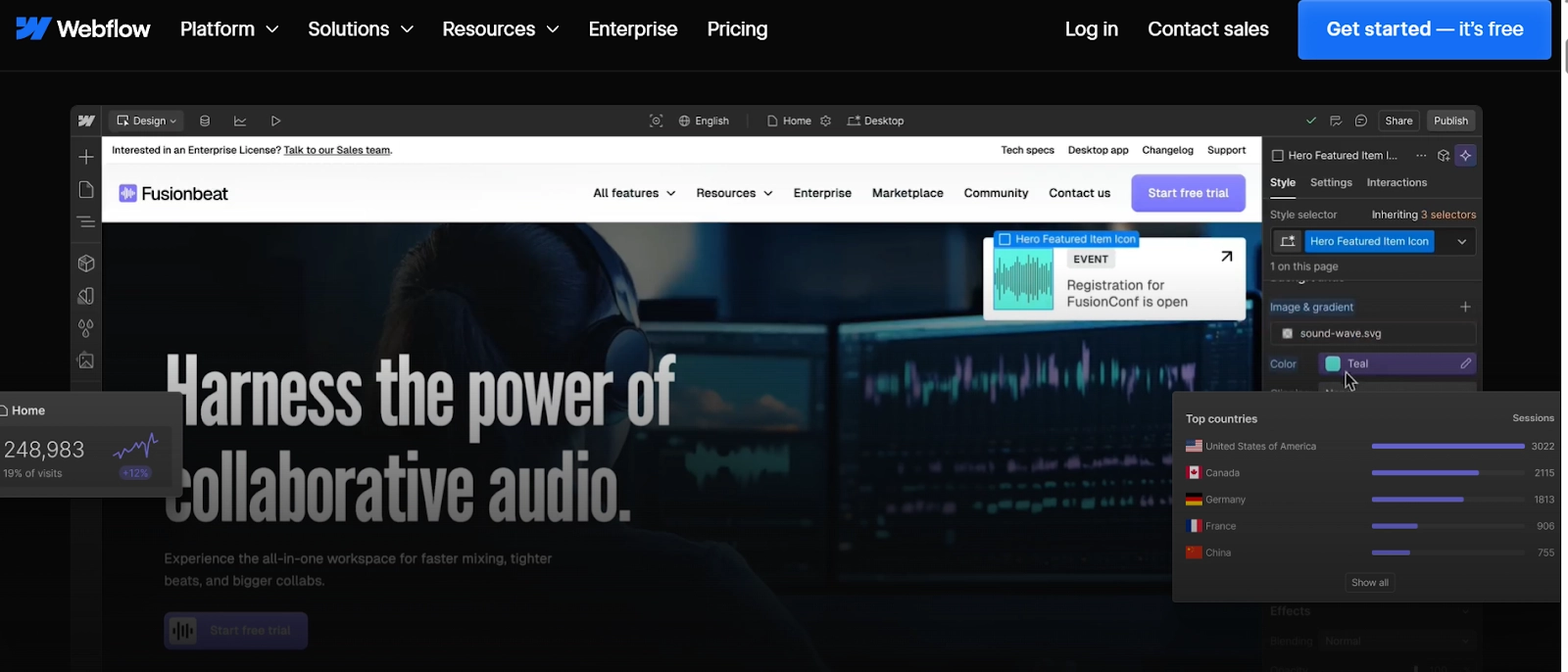 WordPress alternatives - Webflow