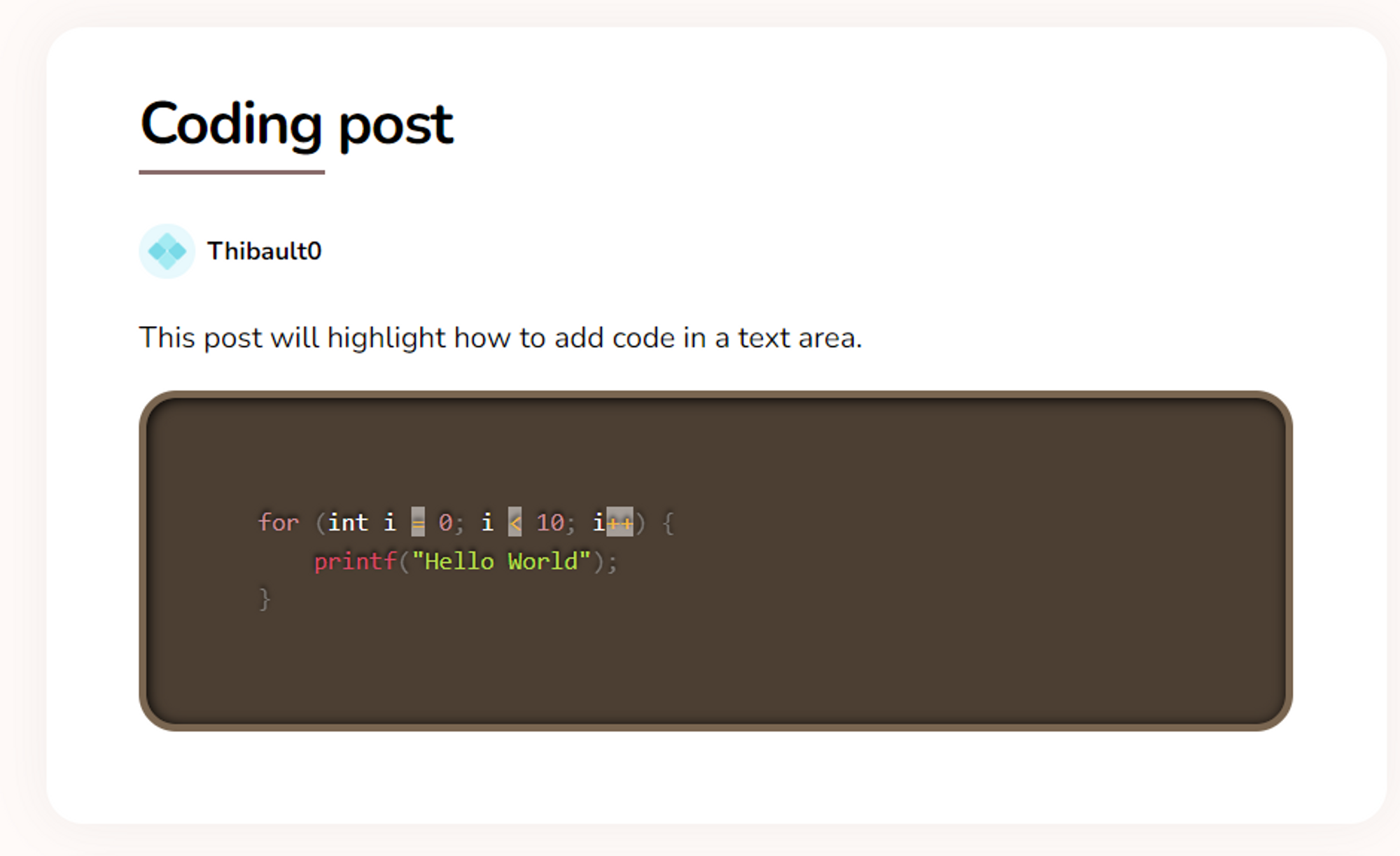 How to add Syntax Highlighting to your blog