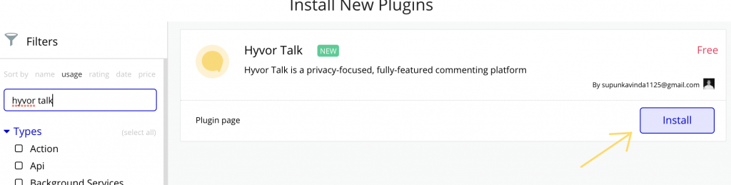 Installing Hyvor Talk Plugin on Bubble