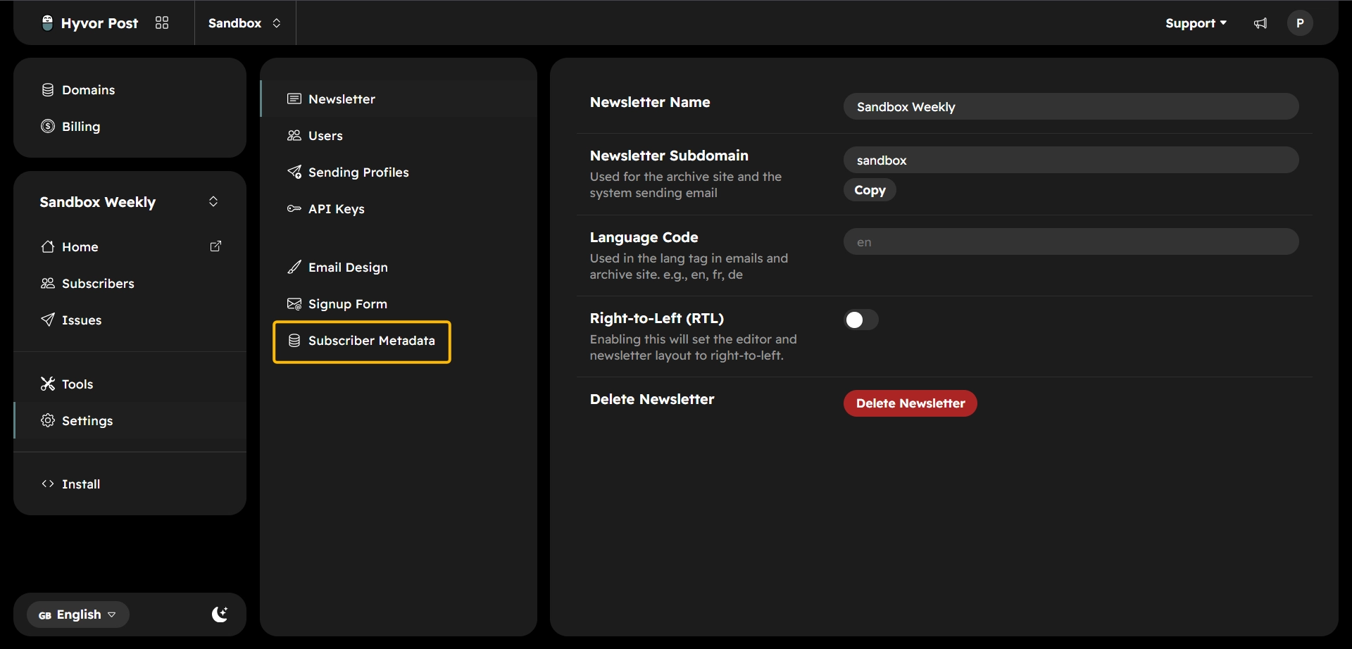 Create subscriber metadata - How to Migrate Your Newsletter from Mailchimp to Hyvor Post
