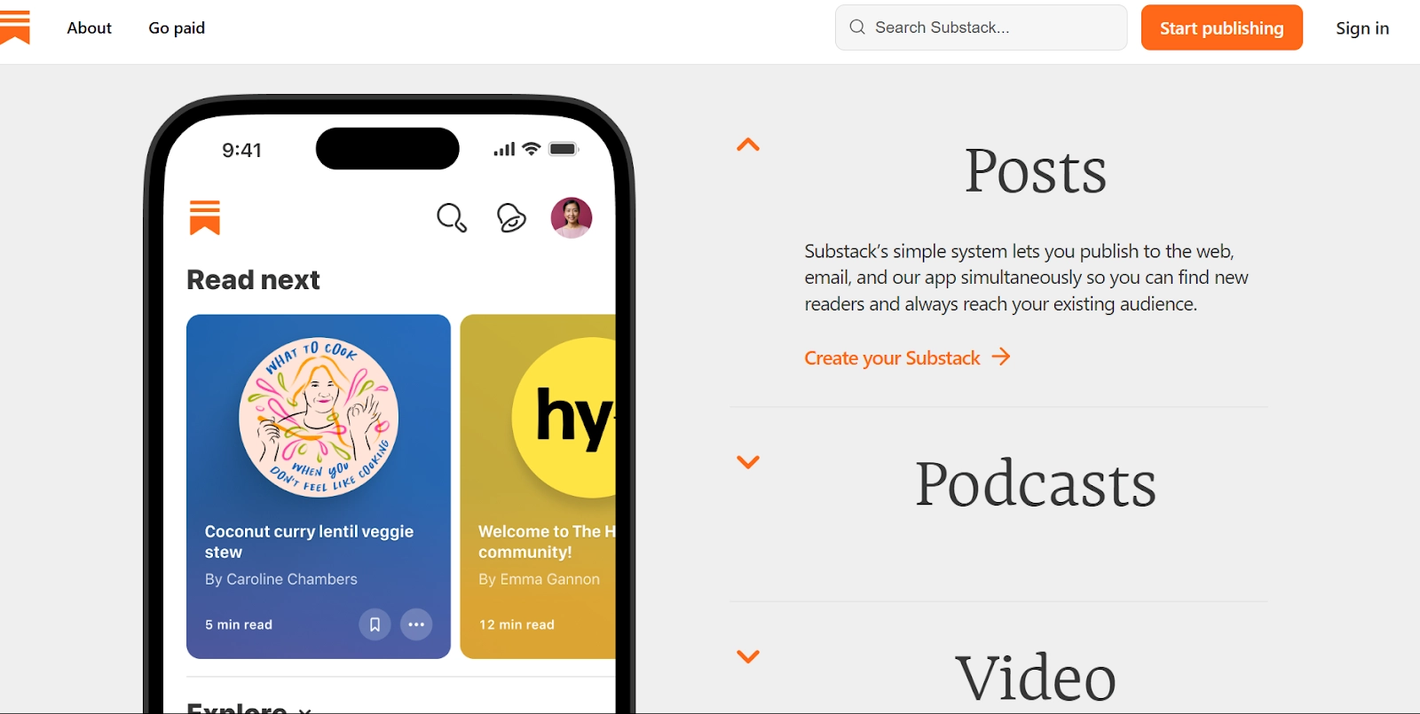 Substack - Blogger Alternatives