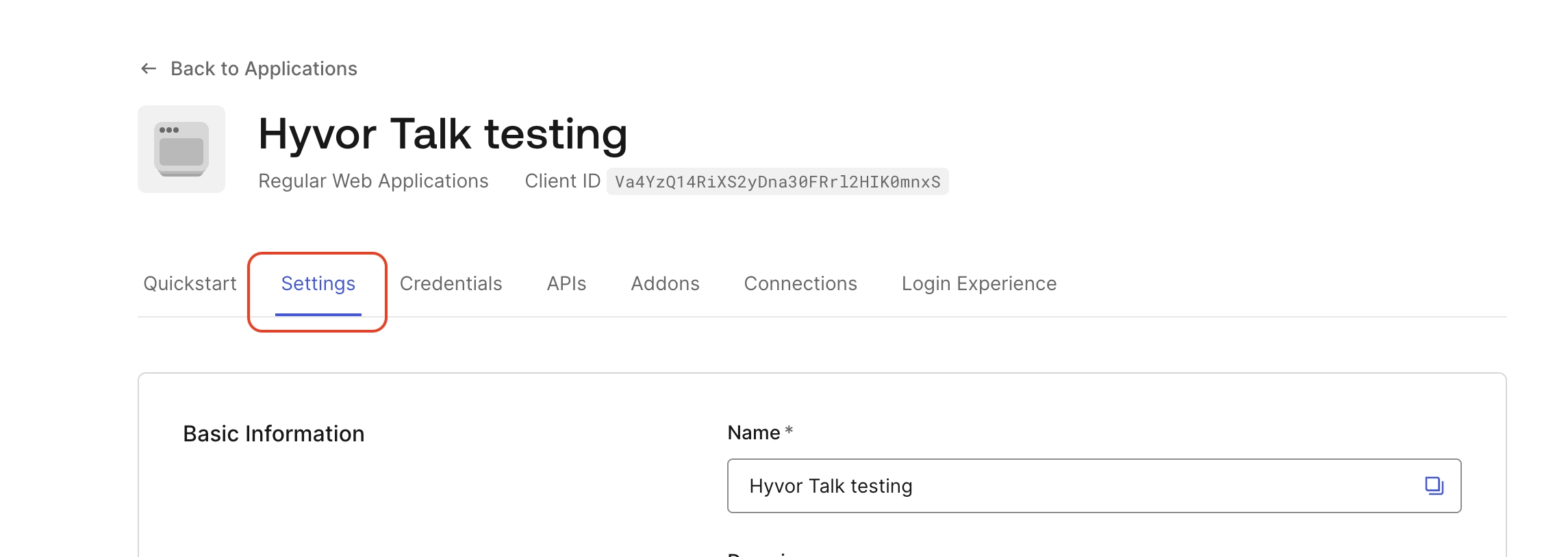 Go to settings - Comments with single sign-on using hyvor talk and auth0