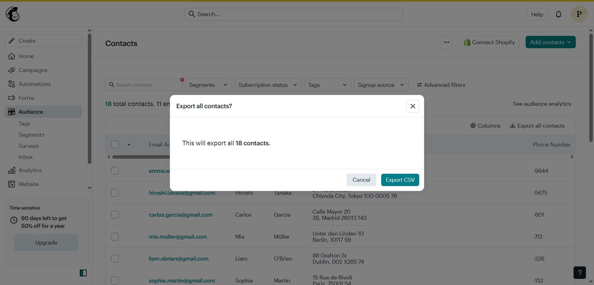 Export Your Subscribers from Mailchimp - How to Migrate Your Newsletter from Mailchimp to Hyvor Post