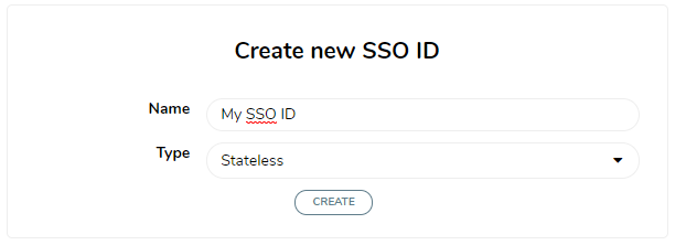 Create new SSO ID for the PHP app