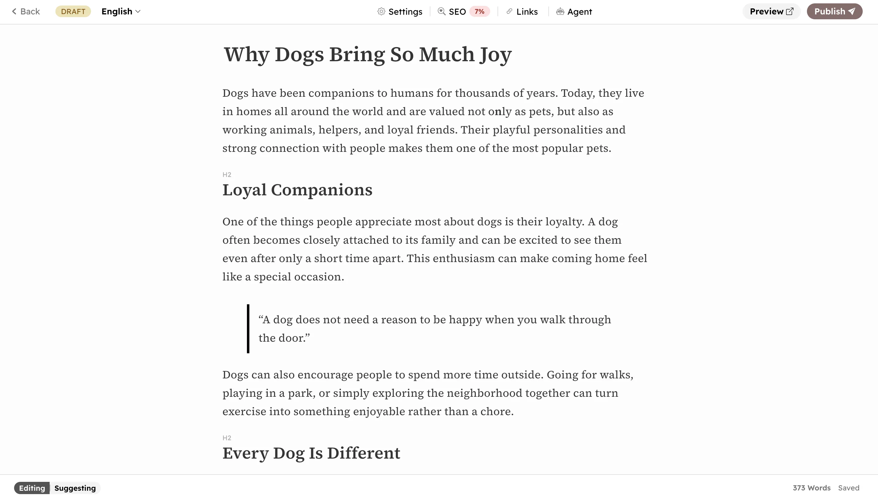 Hyvor Blogs 2.0 Editor UI