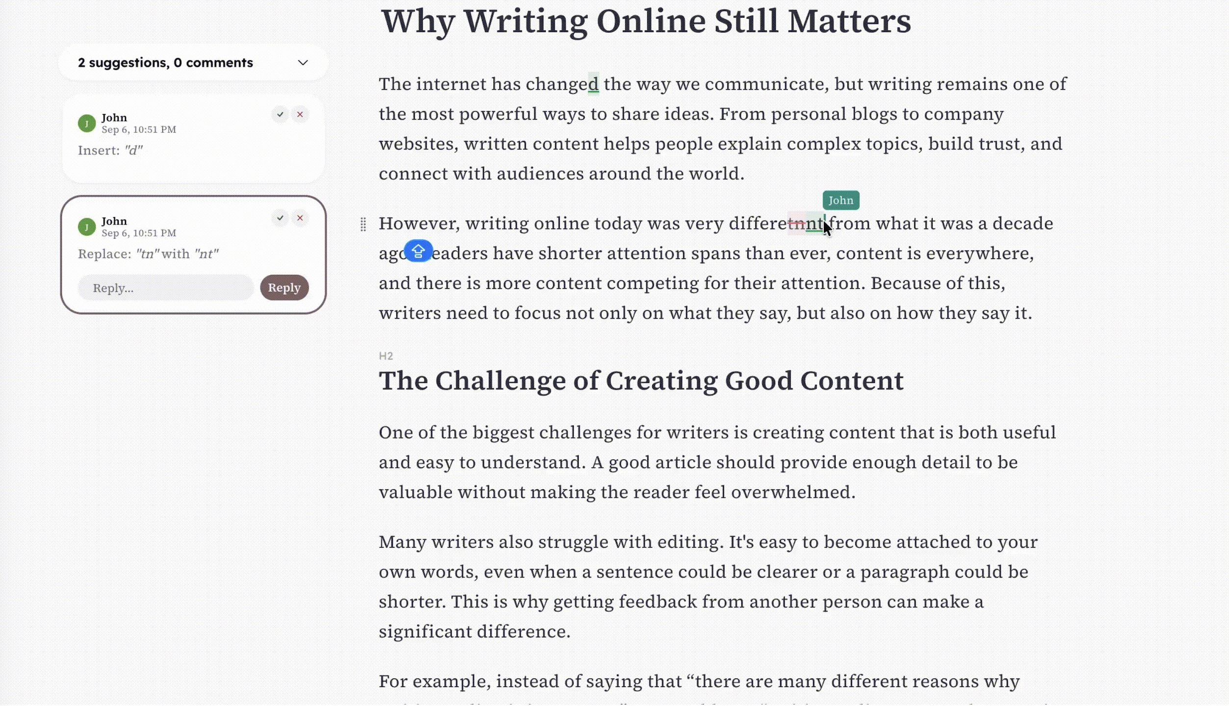 Real-time Collaborative Editing