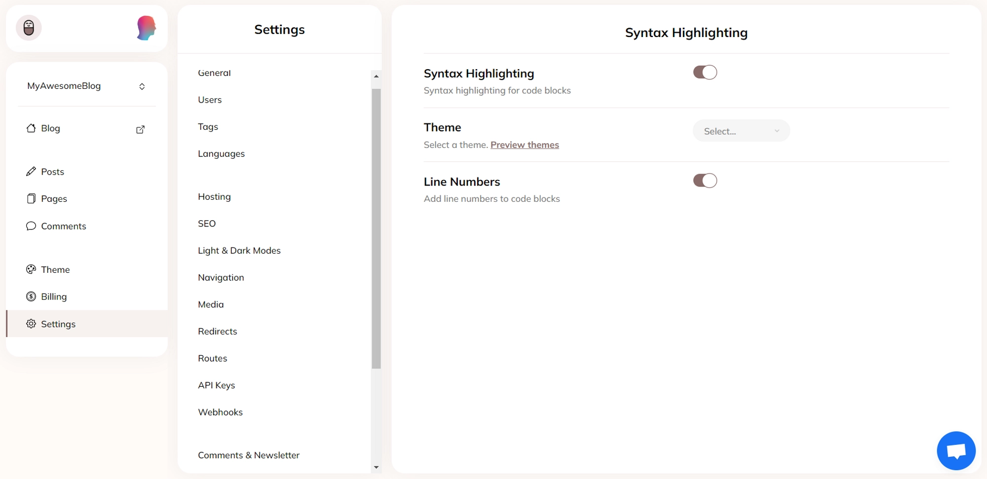 How to add Syntax Highlighting to your blog - enable syntax highlighting