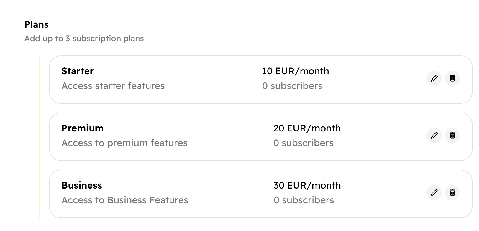 Hyvor Talk Membership Plans Configured - Paid WordPress memberships