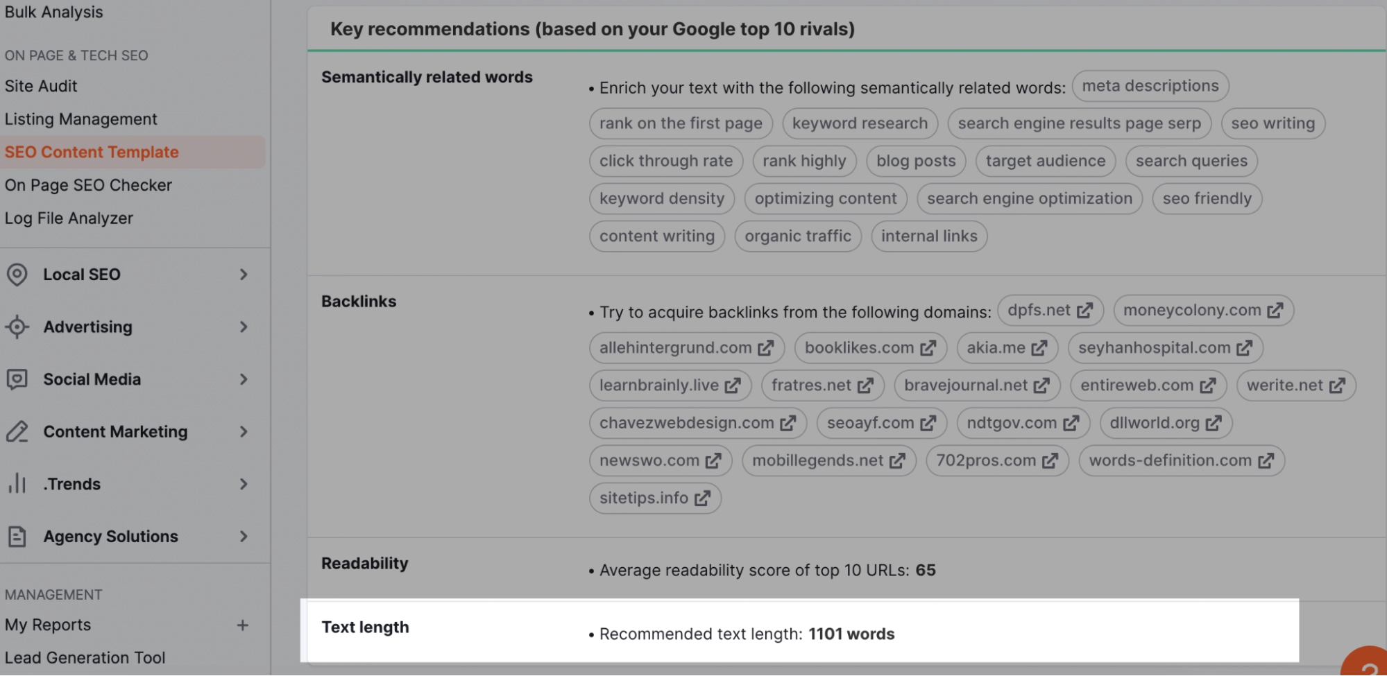 How to write SEO frinedly content - using SEMrush